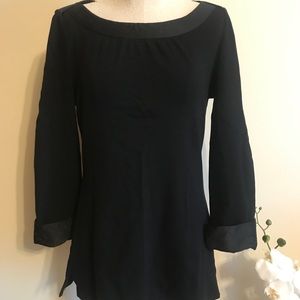 Authentic CHANEL Black Long sleeved shirt